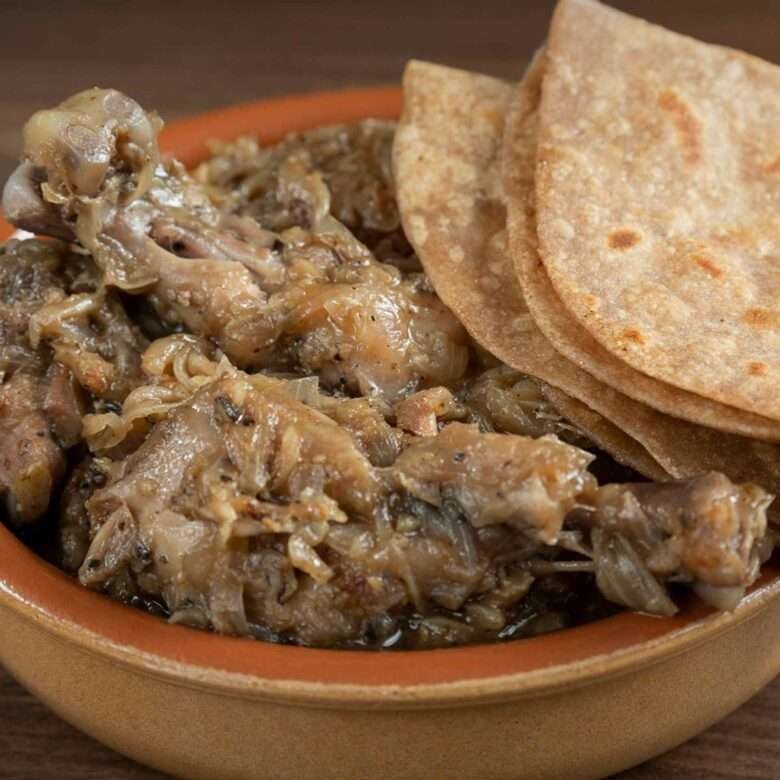 chappathi and tasty sudani chicken curry