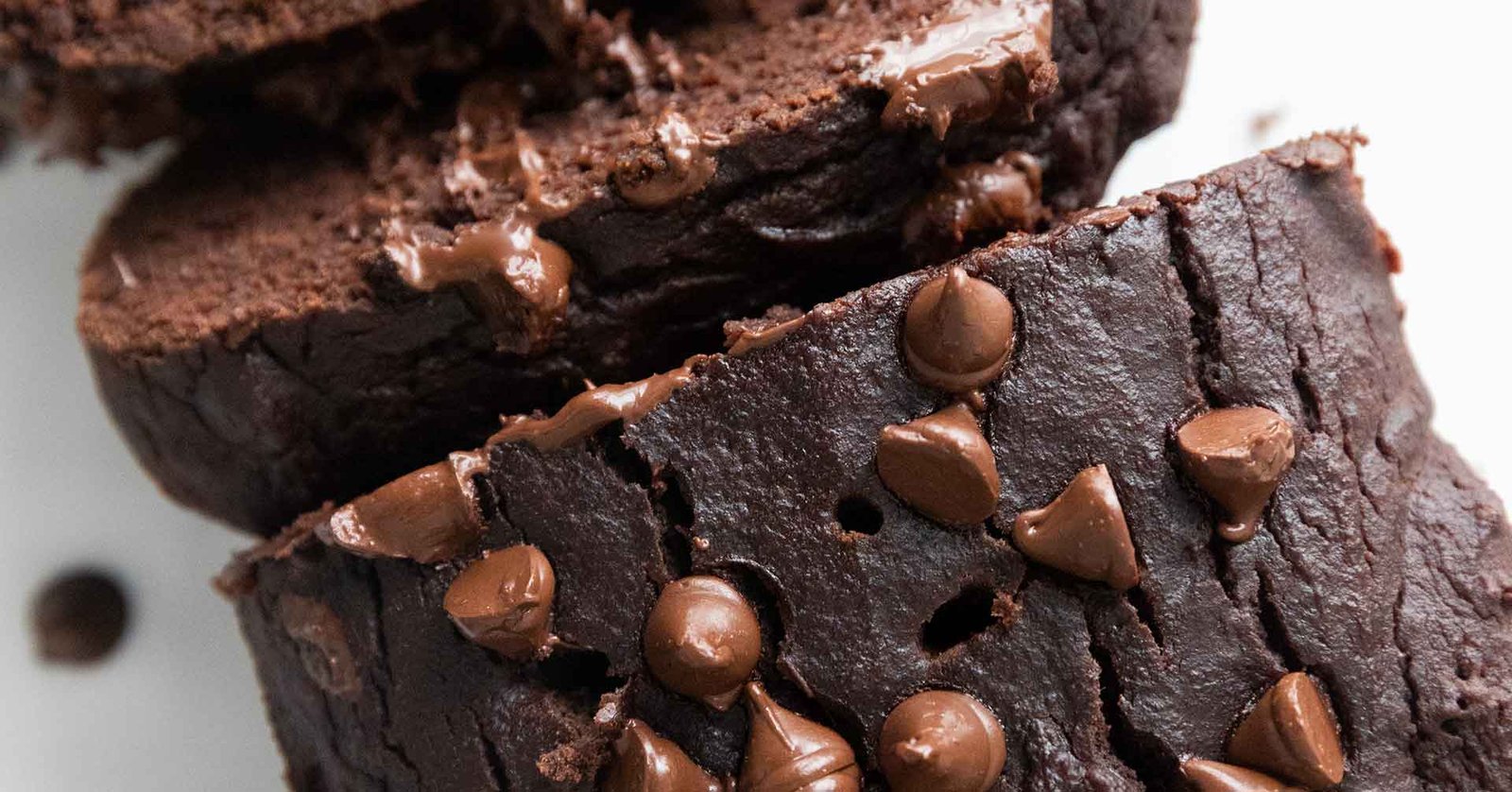top angle of dark chocolate cake