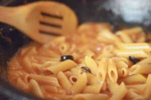 cooking pasta